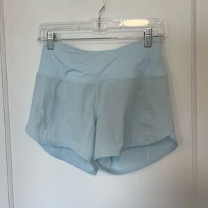 Lululemon midrise Speed Up Shorts 4” inseam